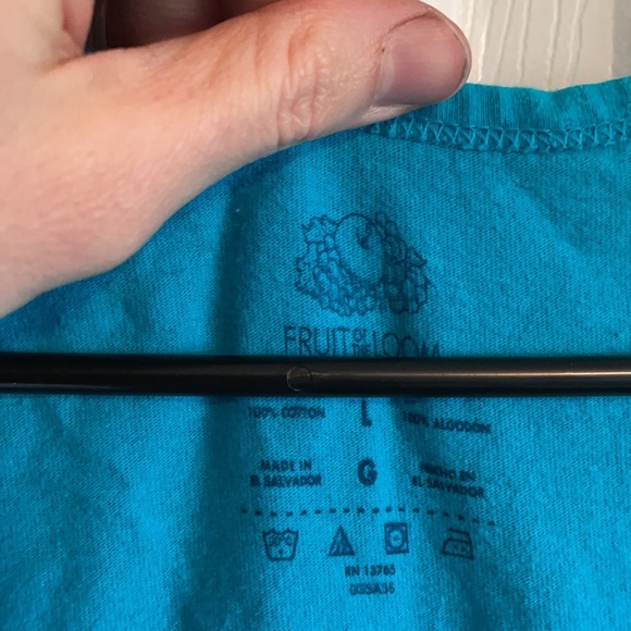 Men’s Blue Fruit of the Loom Tanktop, Large - Picture 2 of 3